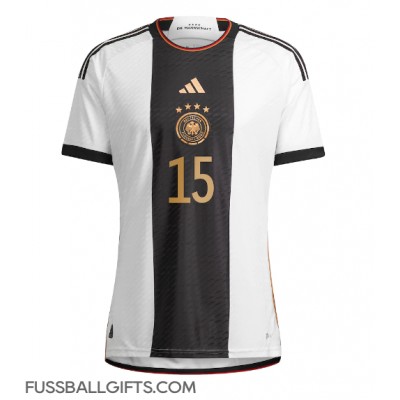 Deutschland Niklas Sule #15 Fußballbekleidung Heimtrikot WM 2022 Kurzarm